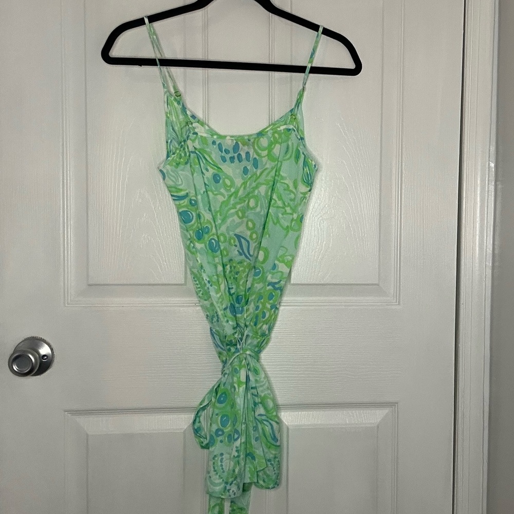 Lilly Pulitzer Any Fins Possible Deanna Romper XS - Picture 2 of 8
